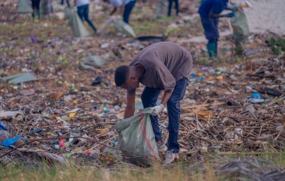 Antipollution works of Blue Vision Tanzania